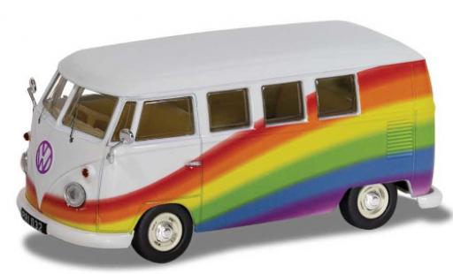 Modelauto Volkswagen T1 Base Camper Peace Love & Rainbows 1/43 Corgi