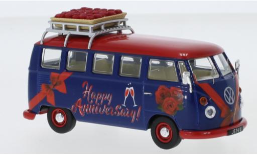 Modelauto Volkswagen T1 Base Camper RHD Happy verjaardag avec Rack de toit et charge 1/43 Corgi