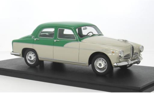 Modelauto Alfa Romeo 1900 super Berlina groen/wit 1958 1/18 Cult Scale Models