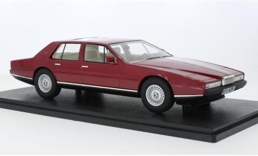 Modelauto Aston Martin Lagonda saloon metallic rood 1985 1/18 Cult Scale Models