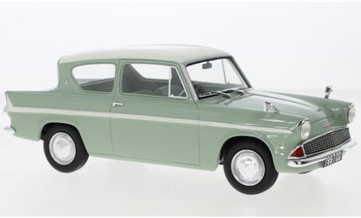 Modelauto Ford Anglia 105E groen/beige RHD 1961 1/18 Cult Scale Models