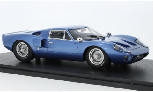 Modelauto Ford GT40 Mk III metallic blauw RHD 1966 1/18 Cult Scale Models