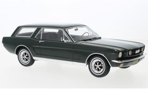 Modelauto Ford Mustang Hardtop groen 1965 1/18 Cult Scale Models