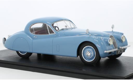 Modelauto Jaguar XK 120 FHC blauw RHD 1951 1/18 Cult Scale Models