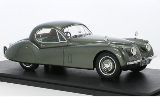 Modelauto Jaguar XK 120 FHC metallic groen RHD 1951 1/18 Cult Scale Models