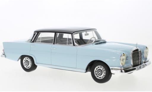 Modelauto Mercedes 220 Base SE (W111) blauw/blauw 1959 1/18 Cult Scale Models