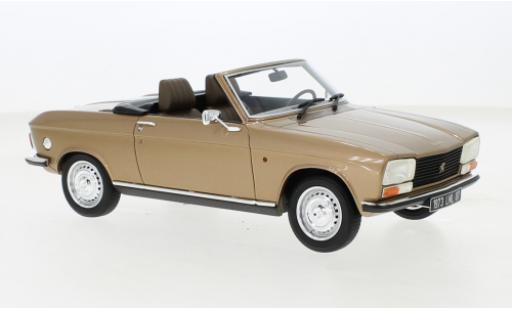 Modelauto Peugeot 304 Cabriolet metallic beige 1973 1/18 Cult Scale Models