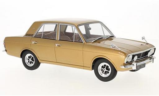Modelauto Ford Cortina 1600E gold RHD 1970 sans Vitrine 1/18 Cult Scale Models