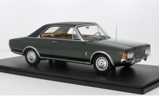 Modelauto Ford Taunus 17M P7 P7b Coupe groen 1969 1/18 Cult Scale Models