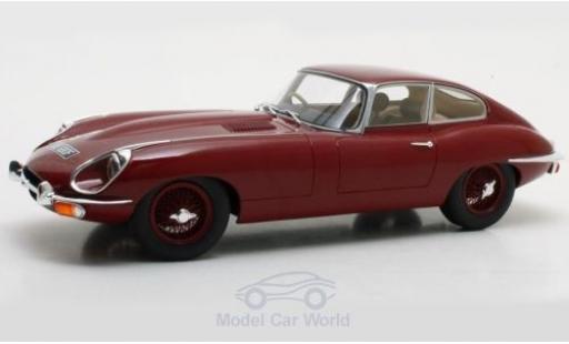 Modelauto Jaguar E-Type Coupe Series 2 rood RHD 1968 1/18 Cult Scale Models