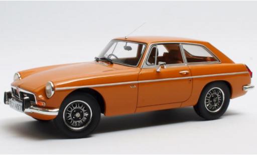 Modelauto MG B GT V8 oranje RHD 1973 1/18 Cult Scale Models