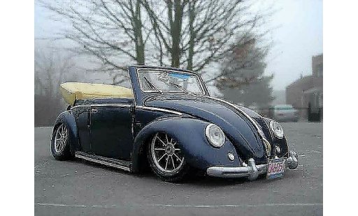 Volkswagen Kafer Base 1/18 Solido Coccinelle Cabriolet 51 resto-cal modelauto