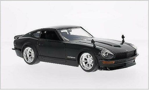 Datsun 240Z tuning 1/24 Jada Toys zwart 1972 modelauto