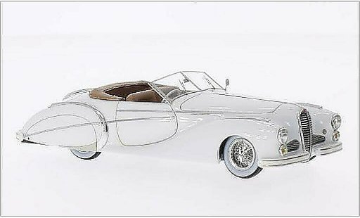 Delahaye 135 Roadster 1/43 Chromes MS Saoutchik wit RHD 1949 modelauto