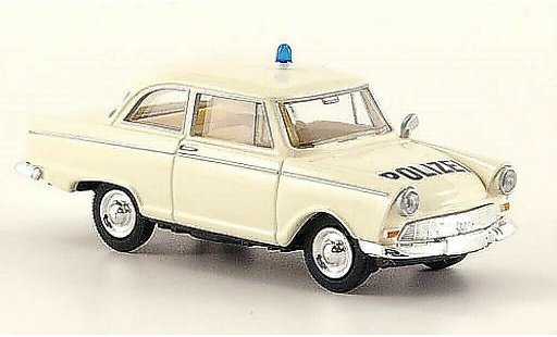 DKW Junior police 1/87 Brekina Politie wit modelauto