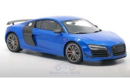 Modelauto Audi R8 lmx metallic blauw 2014 1/18 DNA Collectibles