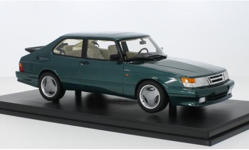 Modelauto Saab 900 Turbo T16 flux d'air metallic groen 1988 1/18 DNA Collectibles