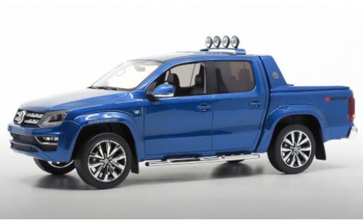 Modelauto Volkswagen Amarok Base Aventura metallic blauw 2019 dakscheinwerfer d&Atilde;&copy;tachable 1/18 DNA Collectibles