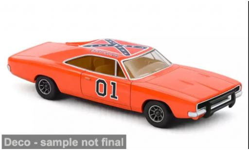 Modelauto Dodge Charger Coupe oranje 1969 1/43 Norev