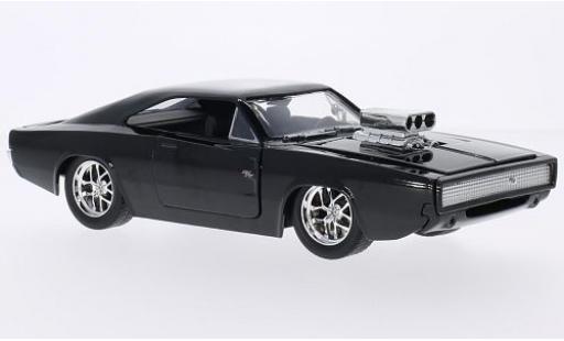 Modelauto Dodge Charger tuning R/T zwart 1970 Fast &amp; Furious Jada 1/24 Jada Toys