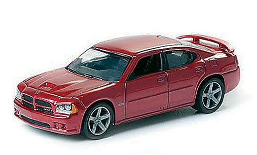 Dodge Charger SRT 1/64 Greenlight SRT8 rood 2006 modelauto