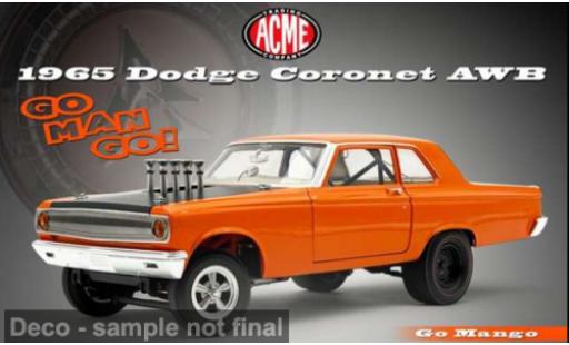 Modelauto Dodge Coronet AWB oranje 1965 Go Man Go! 1/18 ACME