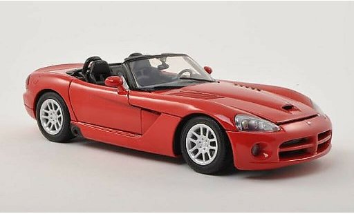 Dodge Viper SRT 10 1/18 Motormax - rood 2003 modelauto
