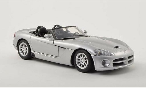 Dodge Viper SRT 10 1/18 Motormax - grijs 2003 modelauto