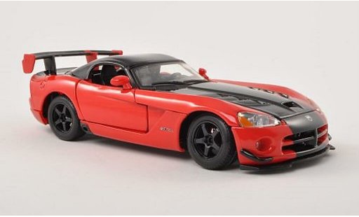 Dodge Viper ACR 1/24 Burago SRT10 rood/zwart modelauto