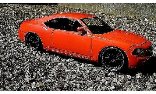 Dodge Charger Daytona 1/18 Welly coupe west coast customs sema 2005 modelauto