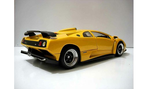 Lamborghini Diablo GT 1/18 Motormax geel modelauto