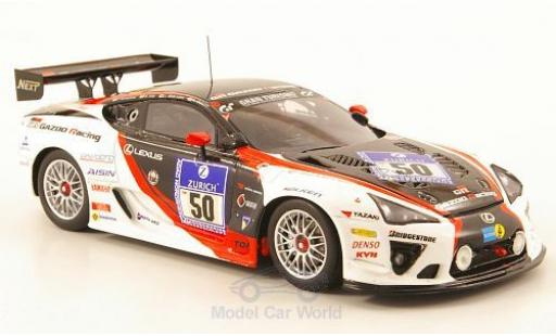 Modelauto Lexus LFA Gazoo Racing No.50 24h N&Atilde;&frac14;rburgring 2010 T.Kinoshita/A.Iida/J.Wakisaka/K.Oshima 1/43 Ebbro