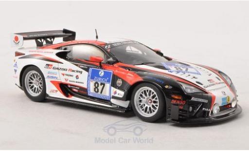 Modelauto Lexus LFA Gazoo Racing No.87 24h N&Atilde;&frac14;rburgring 2011 T.Kinoshita/J.Wakisaka/A.Lotterer 1/43 Ebbro