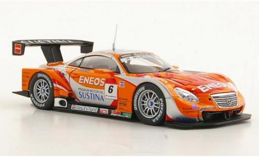 Modelauto Lexus SC 430 No.6 Eneos Sustina Super GT 500 2011 1/43 Ebbro