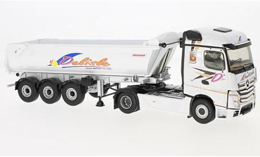 Modelauto Mercedes Actros Base 2 Benne Transports Delisle sans Vitrine 1/43 Eligor
