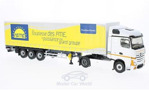 Modelauto Mercedes Actros Base 2 Tautliner Astre zonder Vitrine 1/43 Eligor