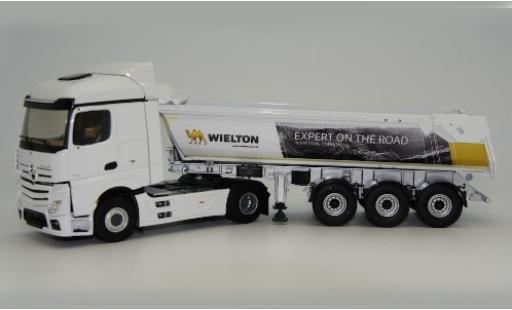 Modelauto Mercedes Actros Streamspace 2 Wielton Kippmulden-Sattelzug 1/43 Eligor