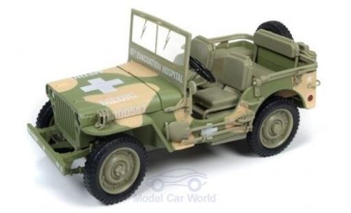 Modelauto Jeep Willys Militaire MB olijfgroen 1941 Sanit&Atilde;&curren;ter 1/18 Ertl