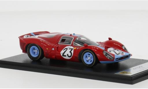 Modelauto Ferrari 412 course P 24h Le Mans 1967 #23 R.Attwood/P.Courage 1/43 Look Smart
