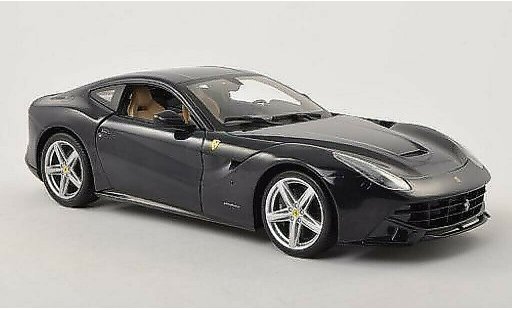Ferrari F12 Berlinetta 1/18 Hot Wheels 2 Sedan blauw modelauto