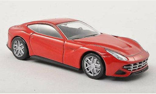 Ferrari F12 Berlinetta 1/43 Hot Wheels 2 Sedan rood modelauto