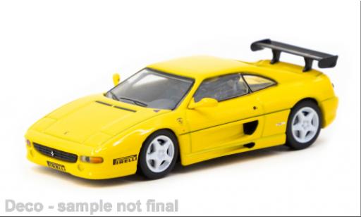 Modelauto Ferrari F355 Challenge geel 1/64 Tarmac Works