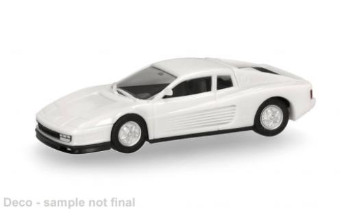 Modelauto Ferrari Testarossa Coupe wit 1/87 Herpa