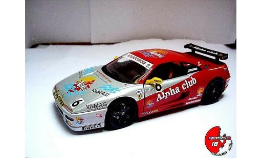 Ferrari F355 Berlinetta 1/18 Hot Wheels Sedan challenge #6 c.colombo modelauto