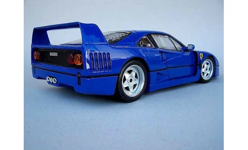 Ferrari F40 Coupe 1/18 Burago stradale blauw rfr sport modelauto