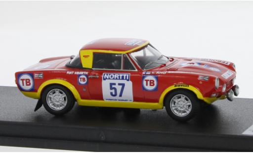Modelauto Fiat 124 Abarth Rally Rally WM 1000 Lakes Rally 1974 M.Oksala/T.Aho 1/43 Trofeu