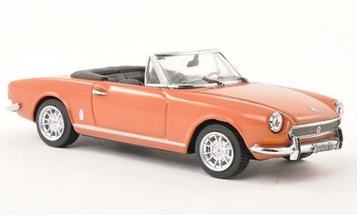 Fiat 124 Sport Spider 1/43 Vitesse BS bruin 1970 modelauto