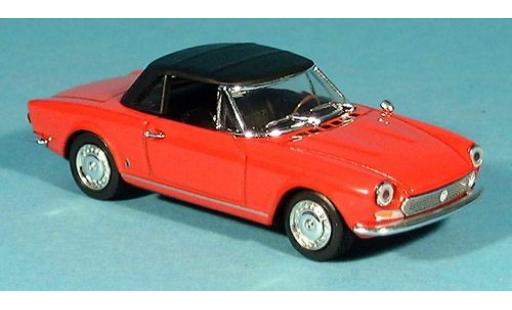 Modelauto Fiat 124 Limousine Sport rood 1/43 Vitesse