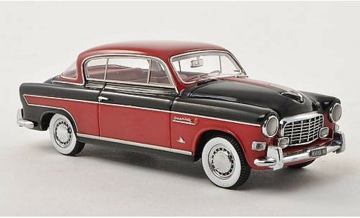 Fiat 1900 Gran Luce 1/43 Neo B Coupe rood/zwart 1957 modelauto