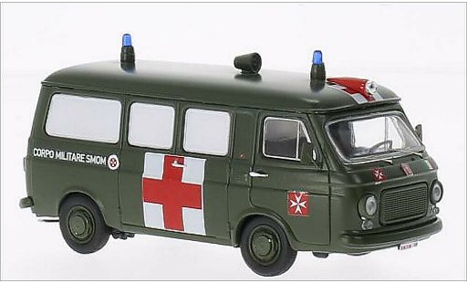 Fiat 238 Ambulanza 1/43 Rio Militarambulanz S.M.O.M.Sovrano Militare Ordine di Malta modelauto
